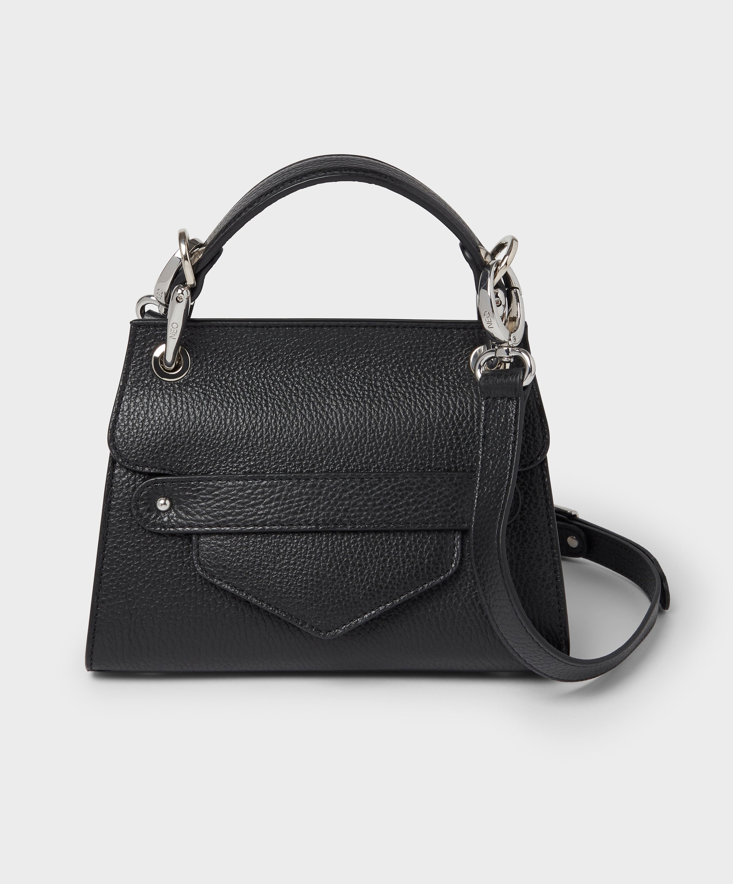 The Piccolo Mini Bag | Black Leather | NEO 87100