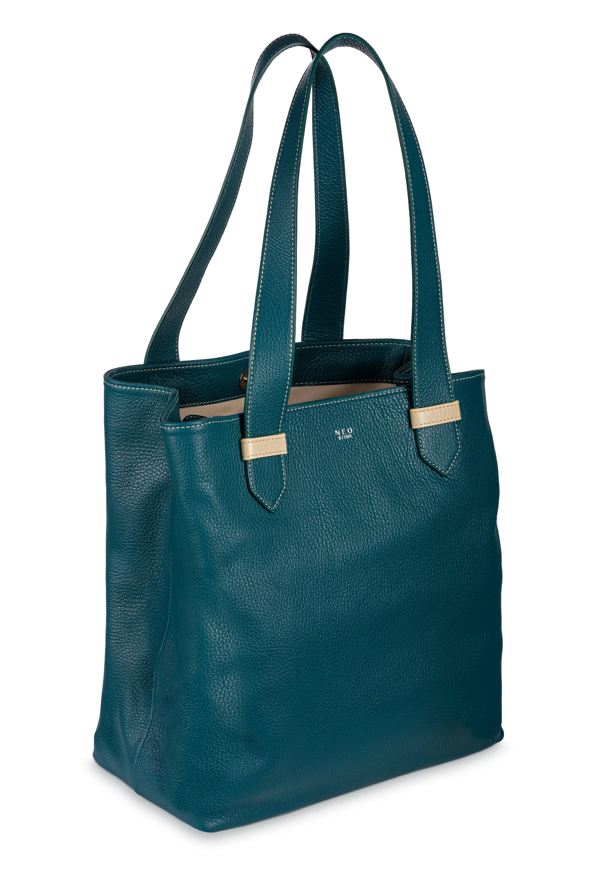 Tote - Peacock / Off-White