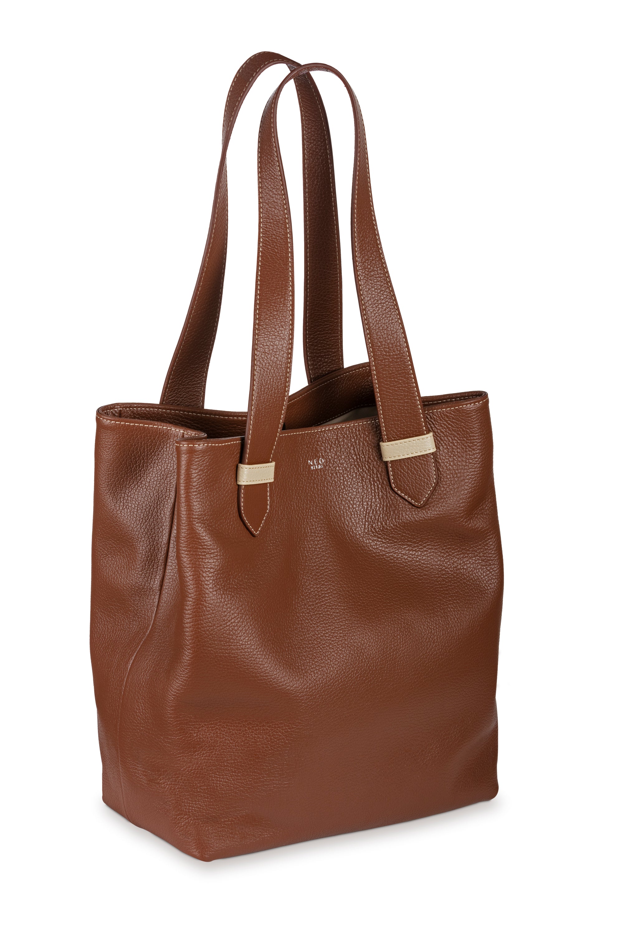 Tote - Brown / Off-White