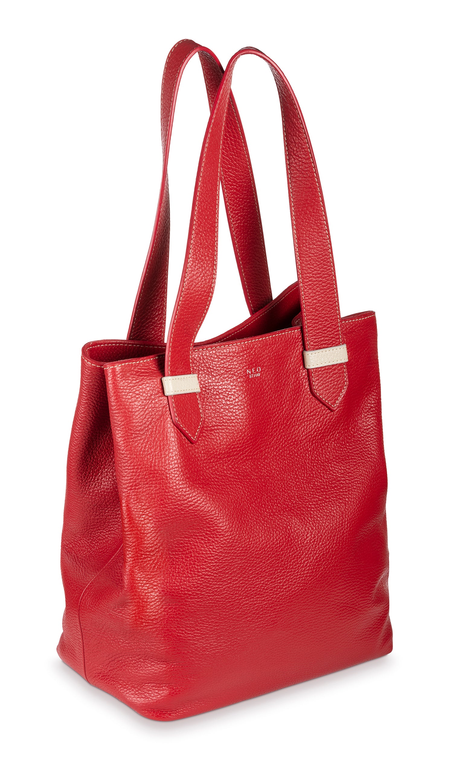 Tote - Red / Off-White