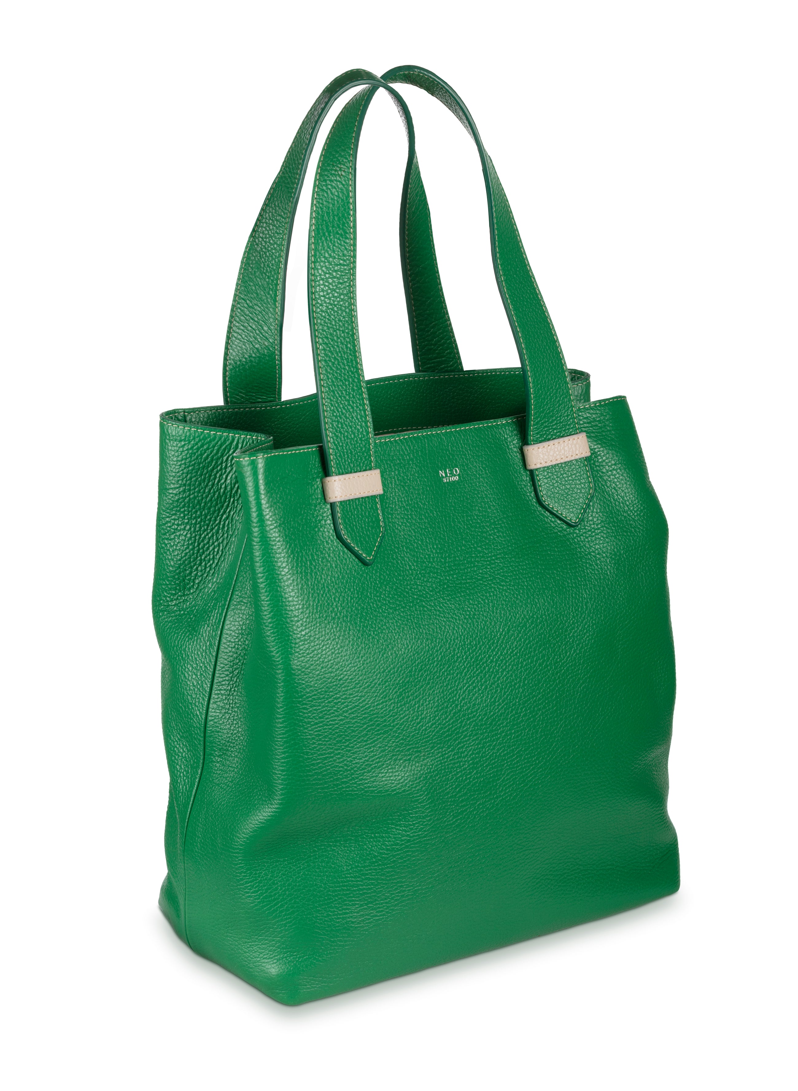 Tote - Green / Off-White