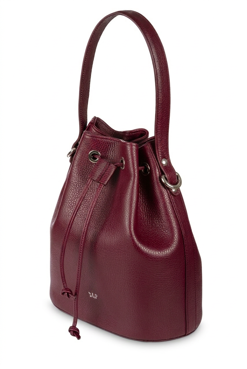 Giulia Bucket Burgundy