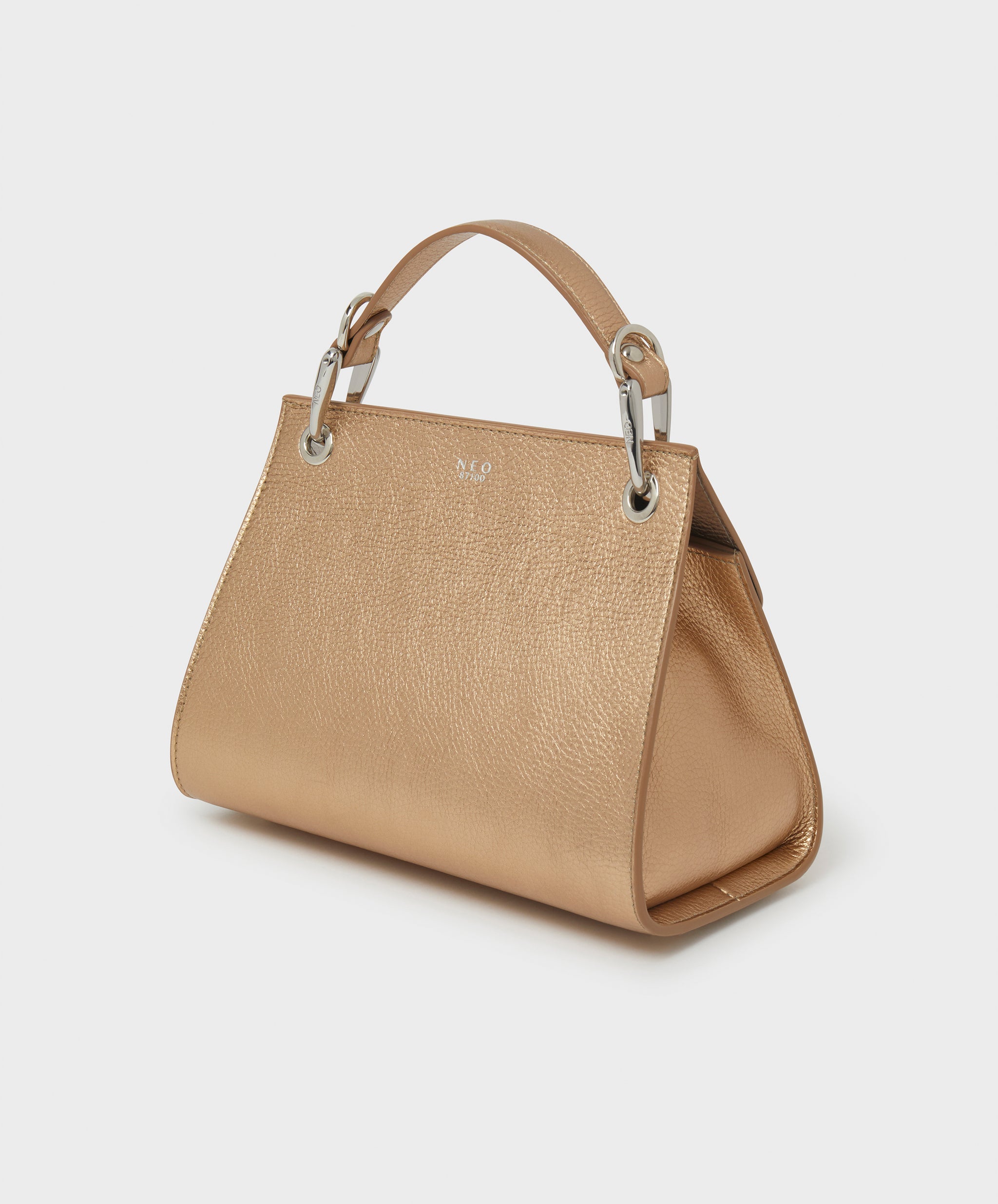 バッグ ALICE The Alice Cross-Body Bag | Gold & Silver Calfskin | NEO 87100