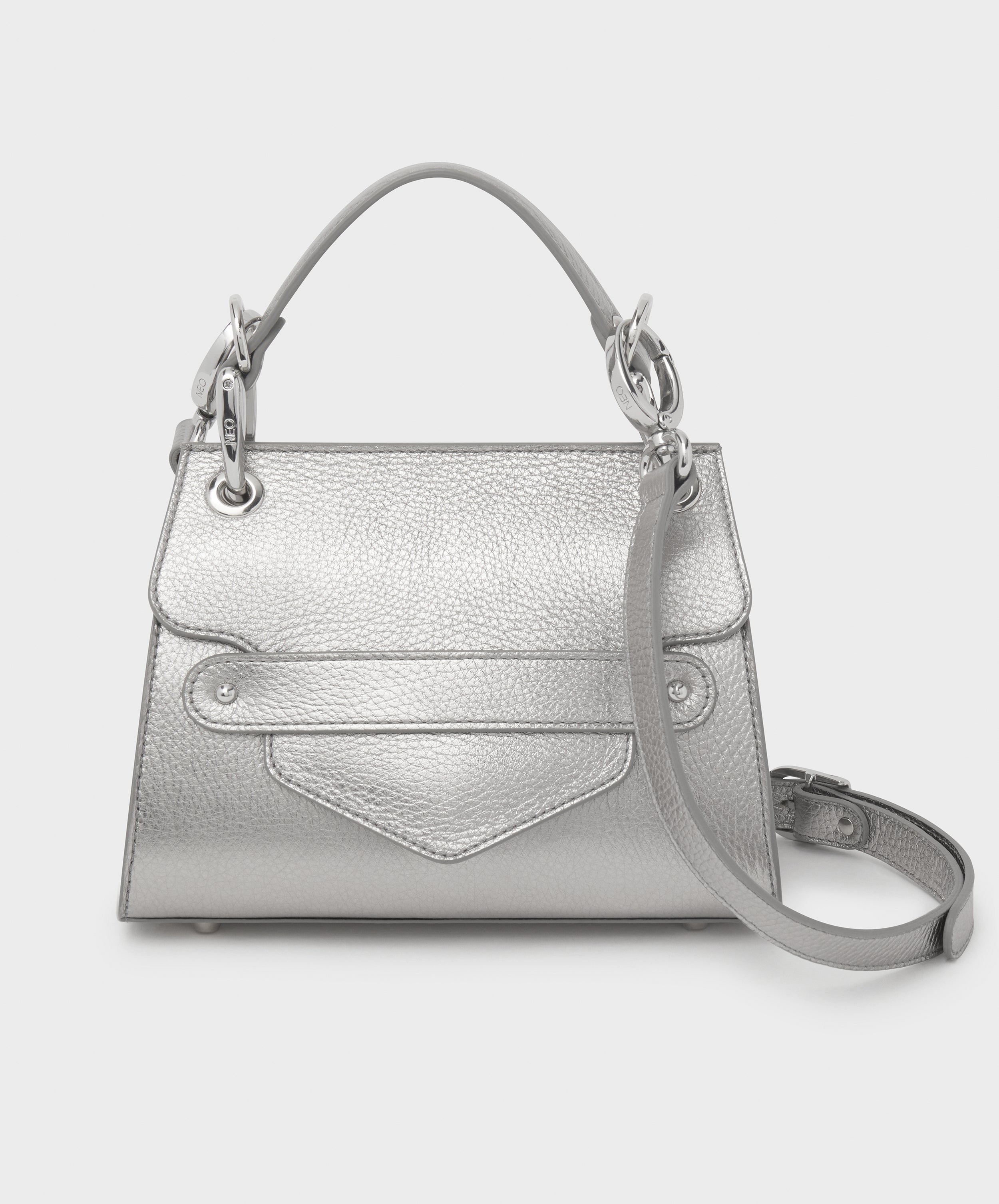 The Piccolo Mini Bag | Silver Leather | NEO 87100