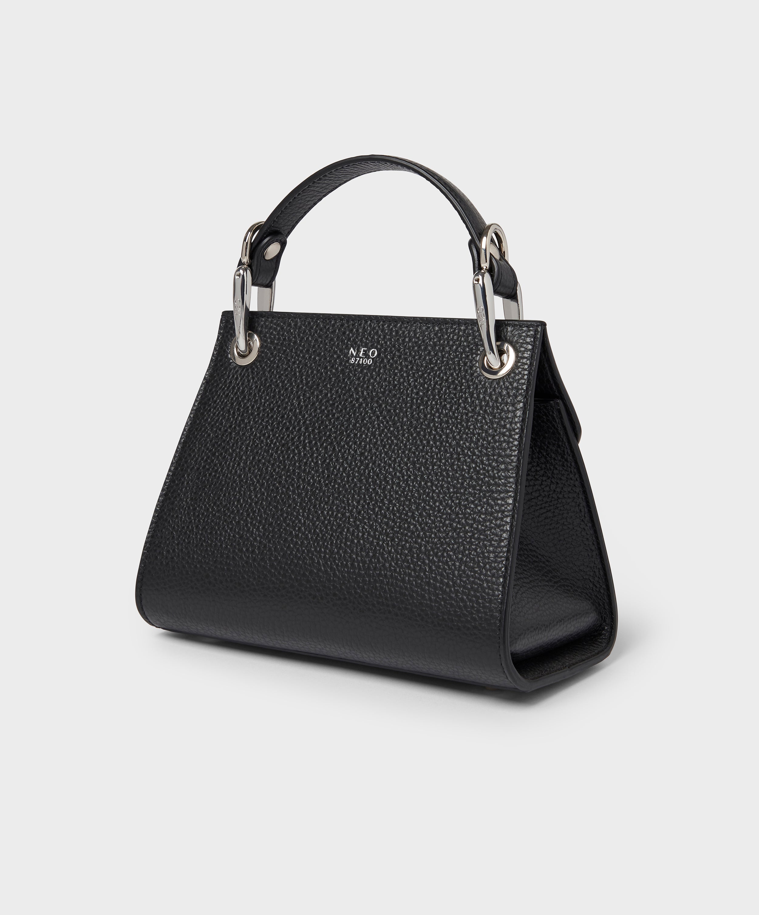 The Piccolo Mini Bag | Black Leather | NEO 87100